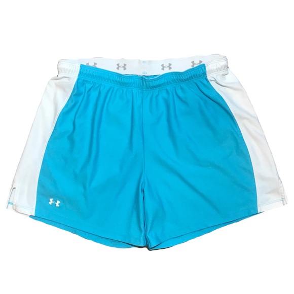 Under Armour Pants - Under armour turquoise running athletic shorts
